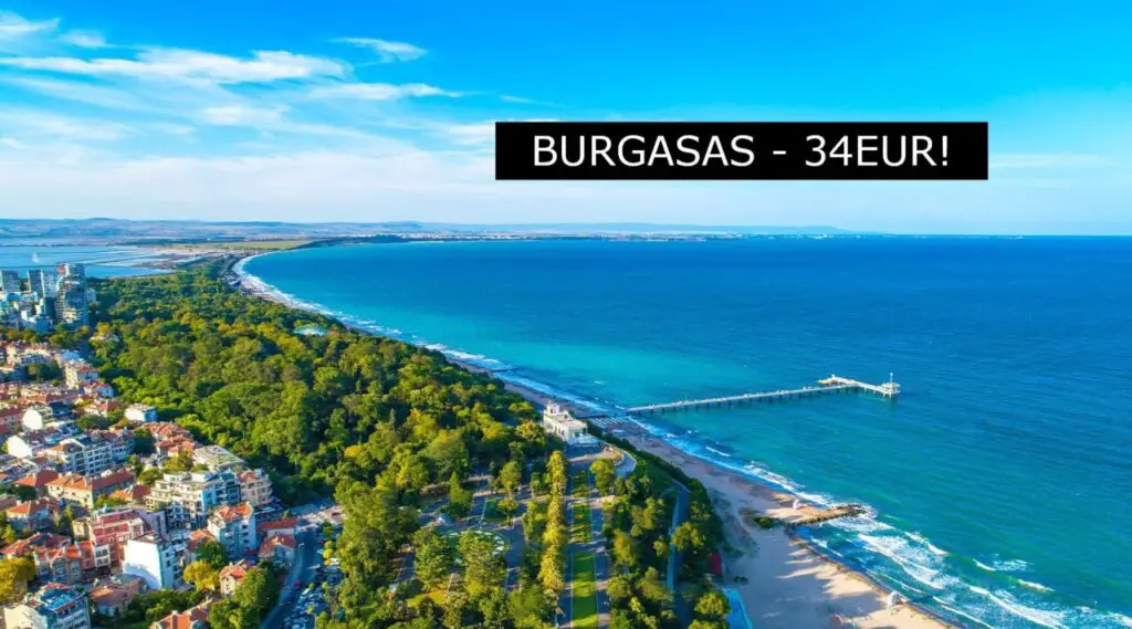 Skrendam pigiai į Bulgariją? Pigūs skrydžiai į Burgasą iš Varšuvos nuo 34Eur į abi puses!