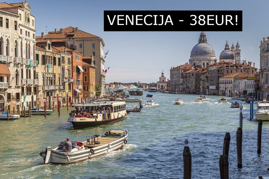 Skrendam pigiai į Italiją? Pigūs skrydžių bilietai į Veneciją iš Vilniaus nuo 38Eur į abi puses!