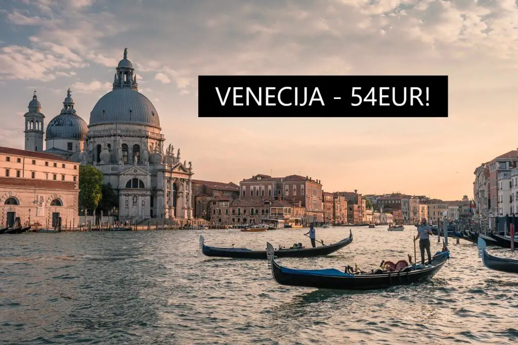 Skrendam pigiai į Italiją? Pigūs skrydžių bilietai į Veneciją iš Vilniaus nuo 54 Eur į abi puses!